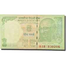 Banknot, India, 5 Rupees, 2009, KM:88Ad, UNC(65-70)
