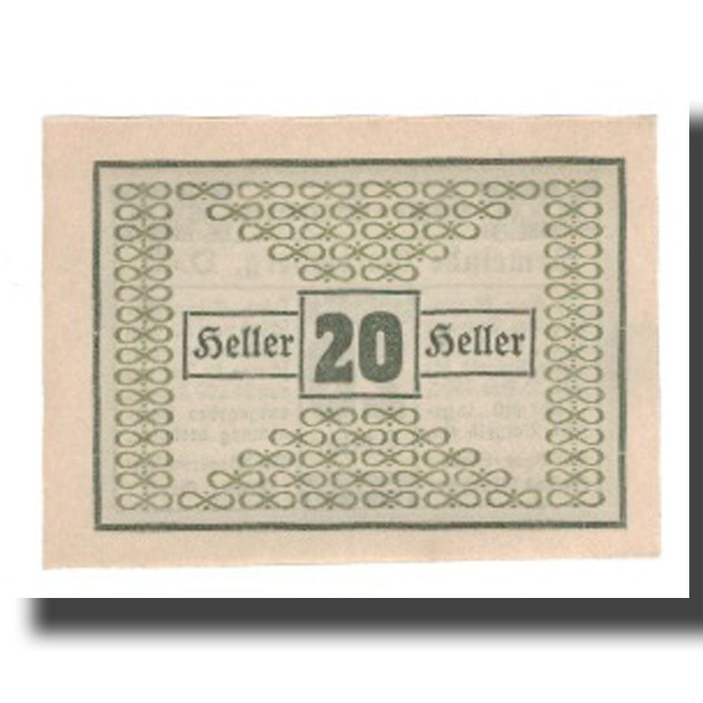 Banknote, Austria, Geretsberg O.Ö. Gemeinde, 20 Heller, valeur faciale, 1920