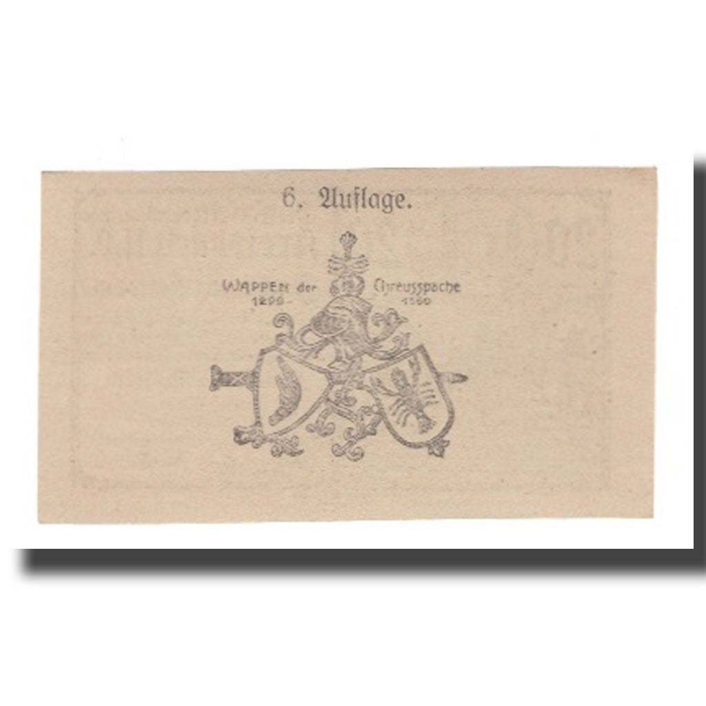 Banknote, Austria, Kreisbach N.Ö. Gemeinde, 20 Heller, Blason 1, 1920, UNC(63)