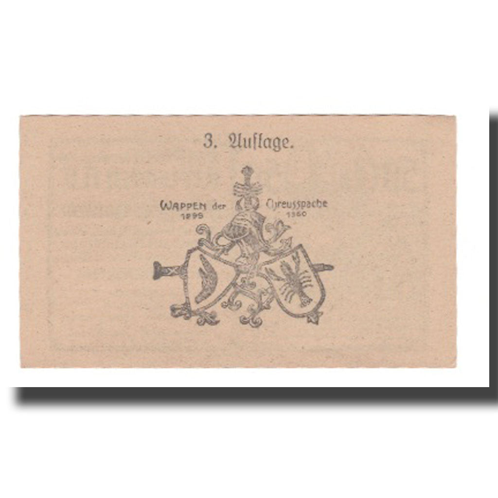 Banknote, Austria, Kreisbach N.Ö. Gemeinde, 50 Heller, Blason 4, 1920, UNC(63)