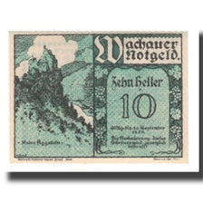 Billete, Austria, Wachauer Notgeld-Aggstein N.Ö. Gemeinde, 10 Heller, Texte 2