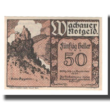 Geldschein, Österreich, Wachauer Notgeld-Aggstein N.Ö. Gemeinde, 50 Heller
