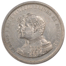 PORTUGAL, 1000 Reis, 1898, Lisbon, KM #539, AU(55-58), Silver, 25.00