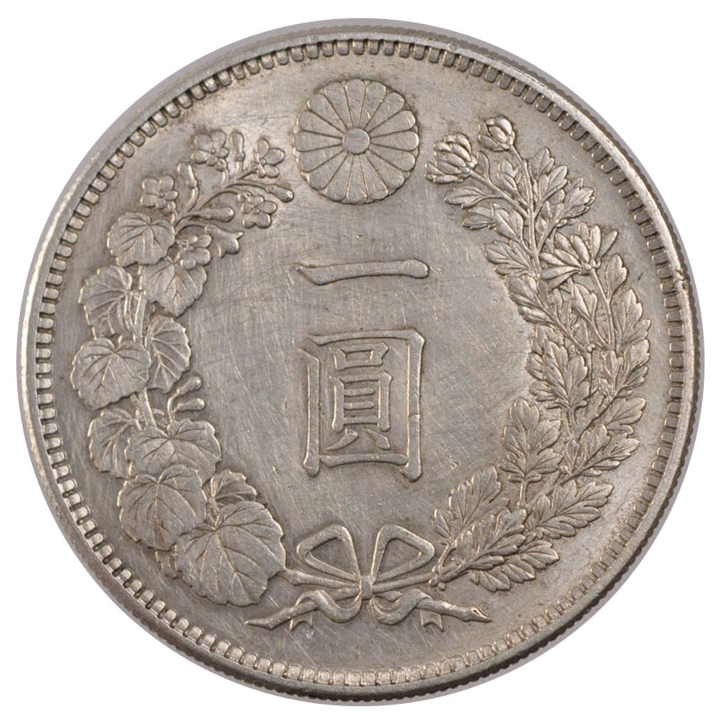 Coin, Japan, Mutsuhito, Yen, 1895, AU(55-58), Silver, KM:A25.3