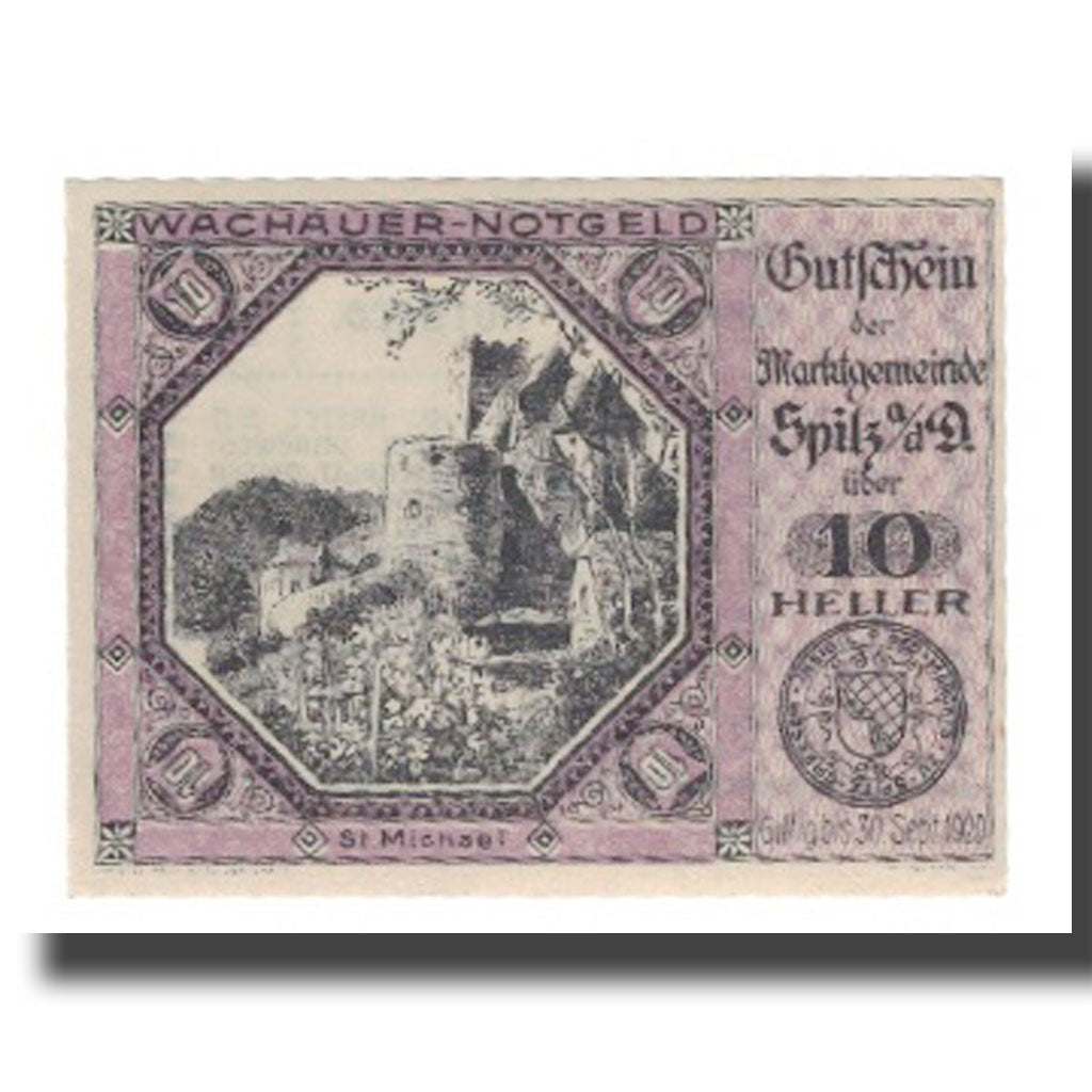 Banknote, Austria, Wachauer Notgeld St. Michael N.Ö. Gemeinde, 10 Heller