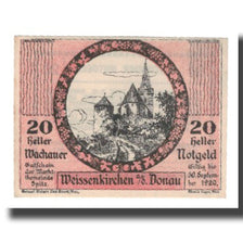 Banknote, Austria, Wachauer Notgeld Weißenkirchen Gemeinde, 20 Heller, Texte 2
