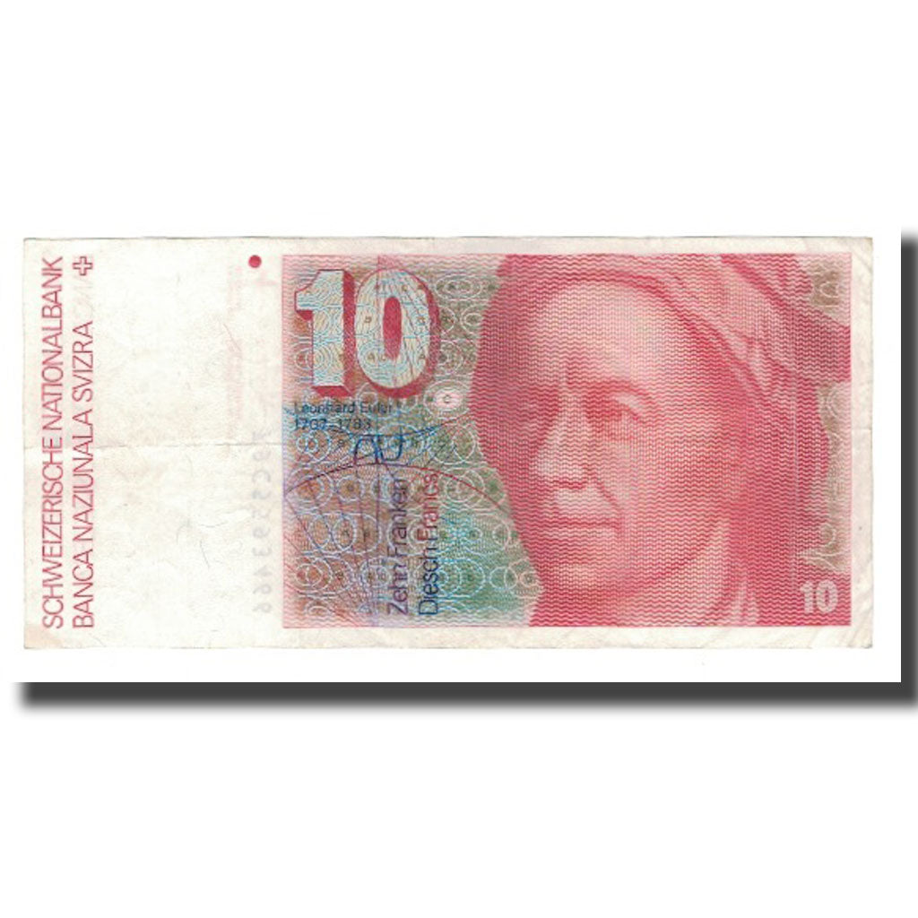 Banknote, Switzerland, 10 Franken, 1976-1979, KM:53a, EF(40-45)
