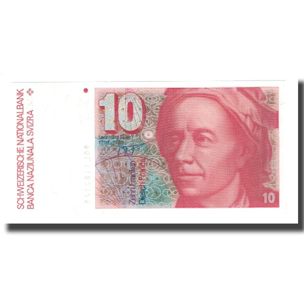 Banknote, Switzerland, 10 Franken, 1976-1979, KM:53a, UNC(65-70)