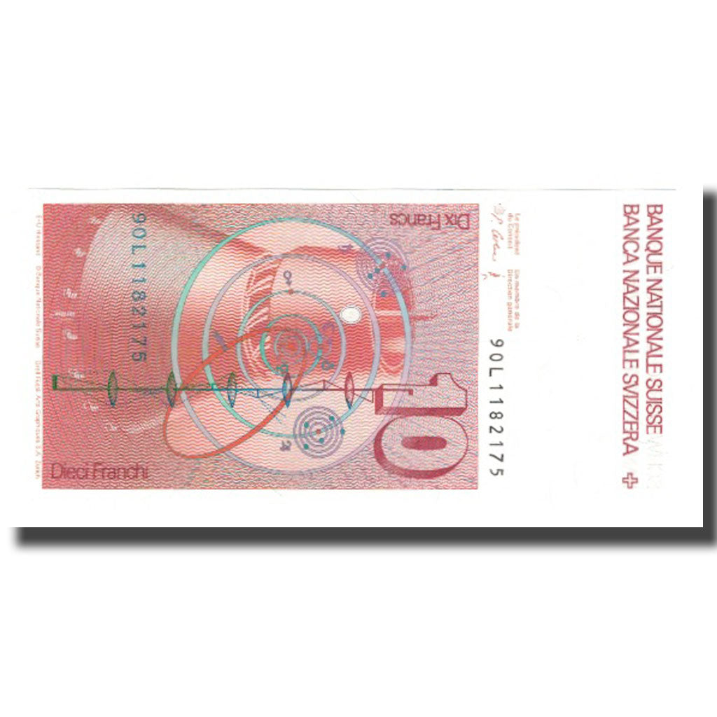 Banknote, Switzerland, 10 Franken, 1976-1979, KM:53a, UNC(65-70)