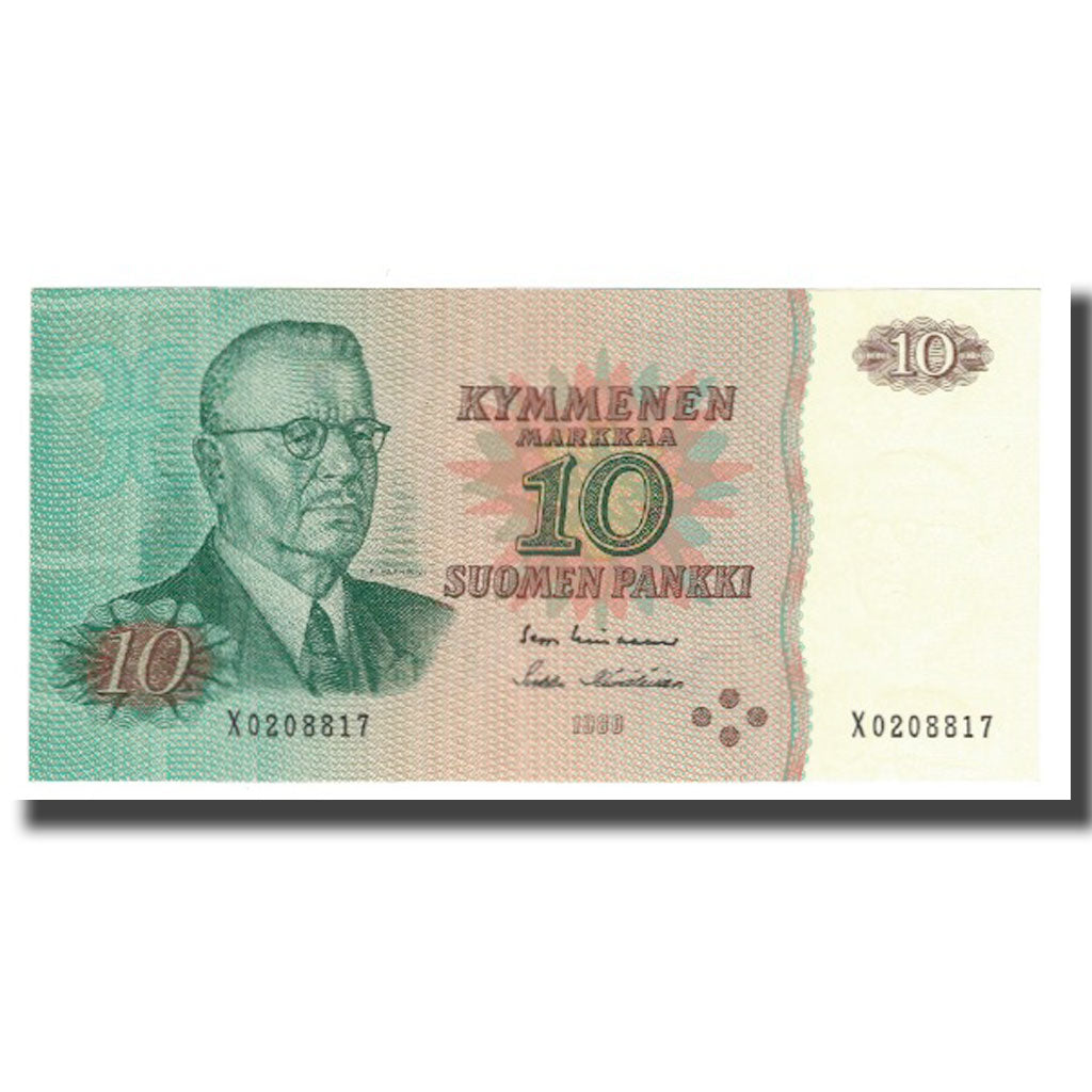 Banknote, Finland, 10 Markkaa, 1980, KM:111a, UNC(64)