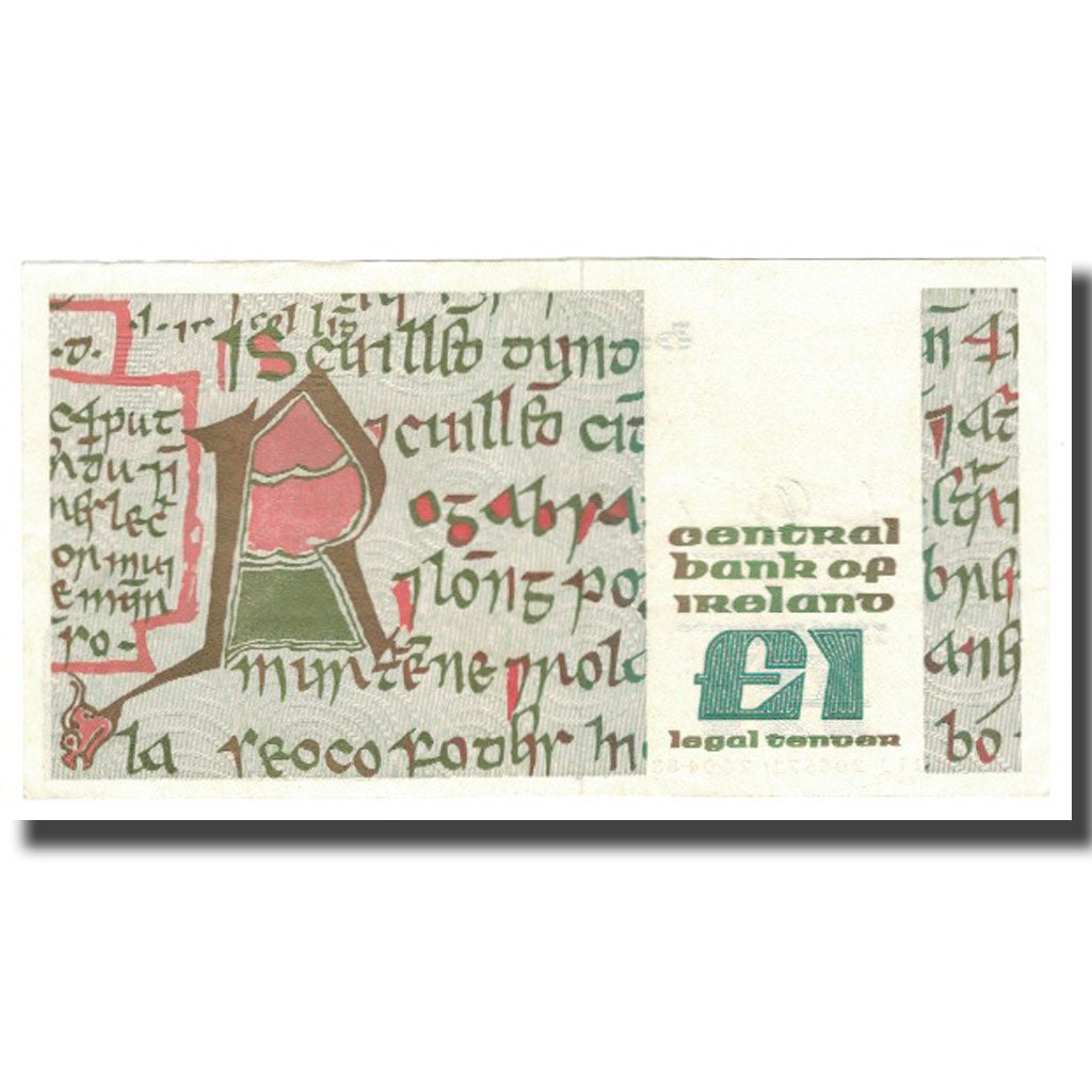 Geldschein, Ireland - Republic, 1 Pound, 1977-1989, 1988-04-26, KM:70d, VZ