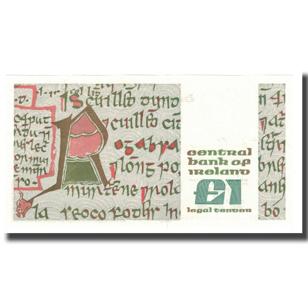 Geldschein, Ireland - Republic, 1 Pound, 1977-1989, 1988-04-26, KM:70d, VZ+