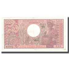 Banknote, Chad, 500 Francs, 1980, 1984-06-01, KM:6, AU(55-58)