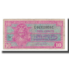 Banknote, United States, 10 Cents, Undated (1954), KM:M30a, F(12-15)