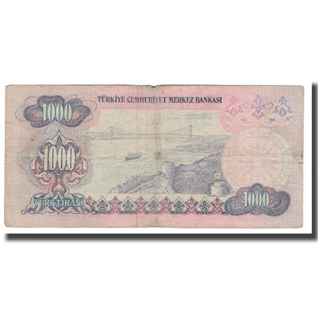 Banknote, Turkey, 1000 Lira, 1970, 1970-01-14, KM:191, VF(20-25)