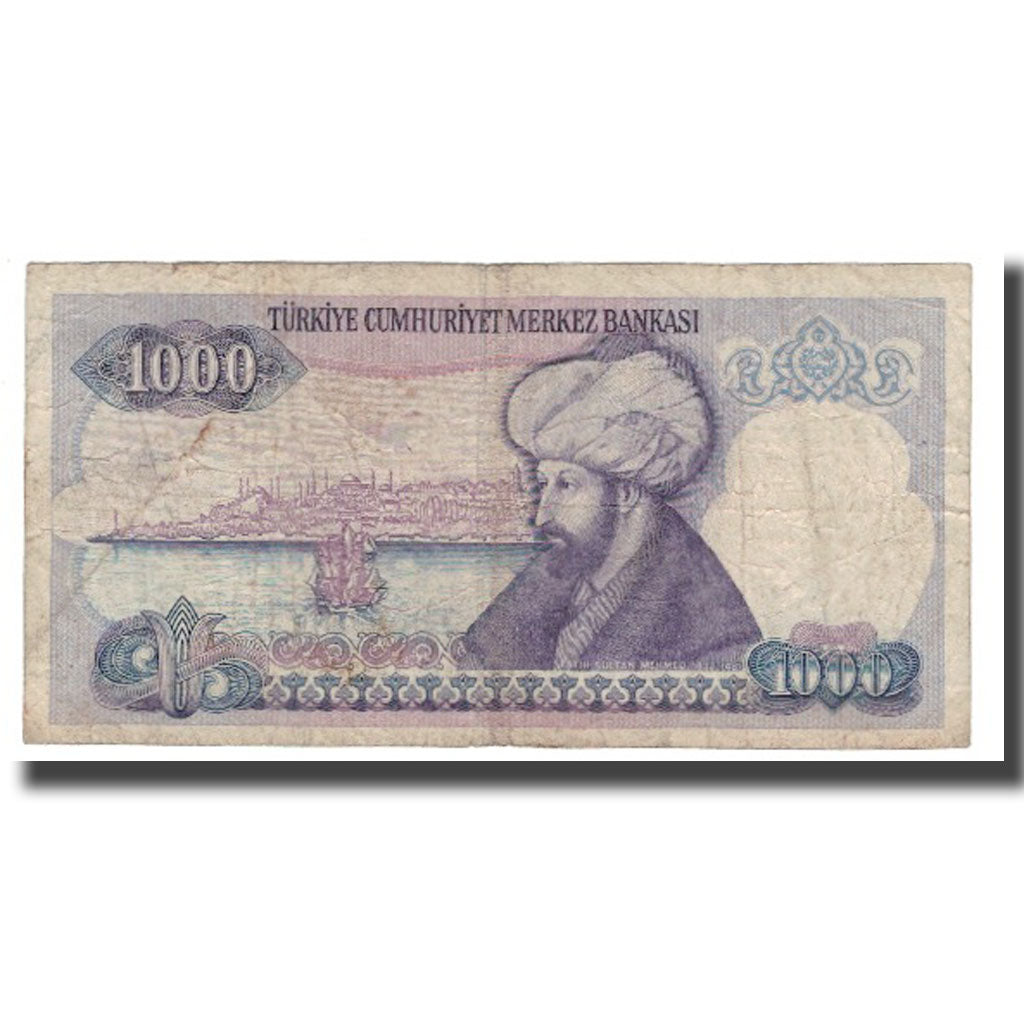 Geldschein, Türkei, 1000 Lira, 1970, 1970-01-14, KM:196, SGE+
