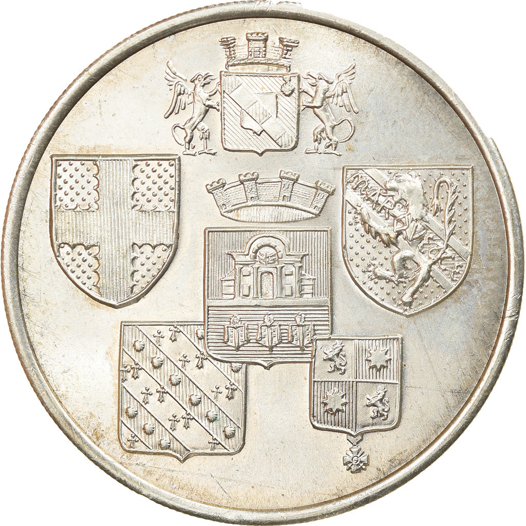 France, Token, 20 Euro de l'Alliance Nord-Ouest, 1998, MS(63), Silver