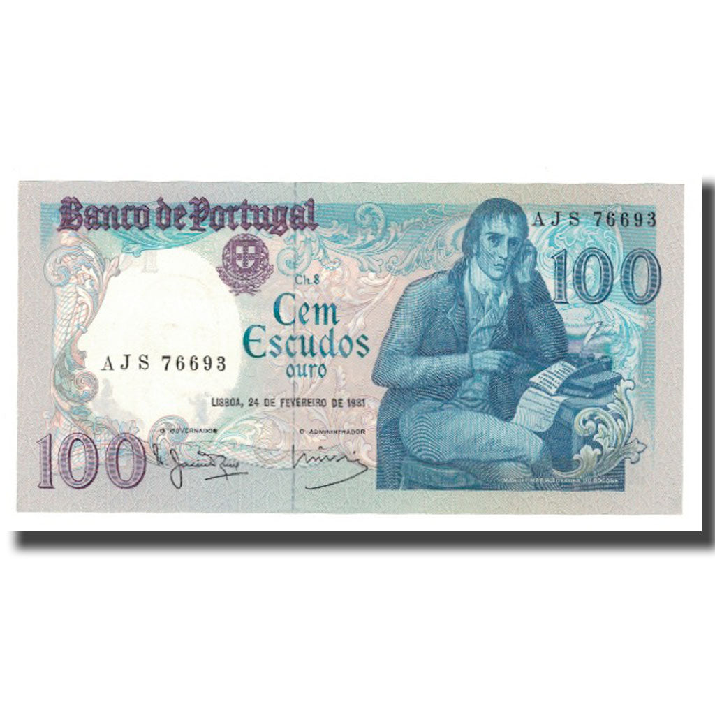 Billete, 100 Escudos, 1980-1985, Portugal, 1981-02-24, KM:178b, UNC