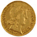 FRANCE, Louis d'or à la mèche longue, Louis D'or, 1651, Angers, KM #157.7, EF(..