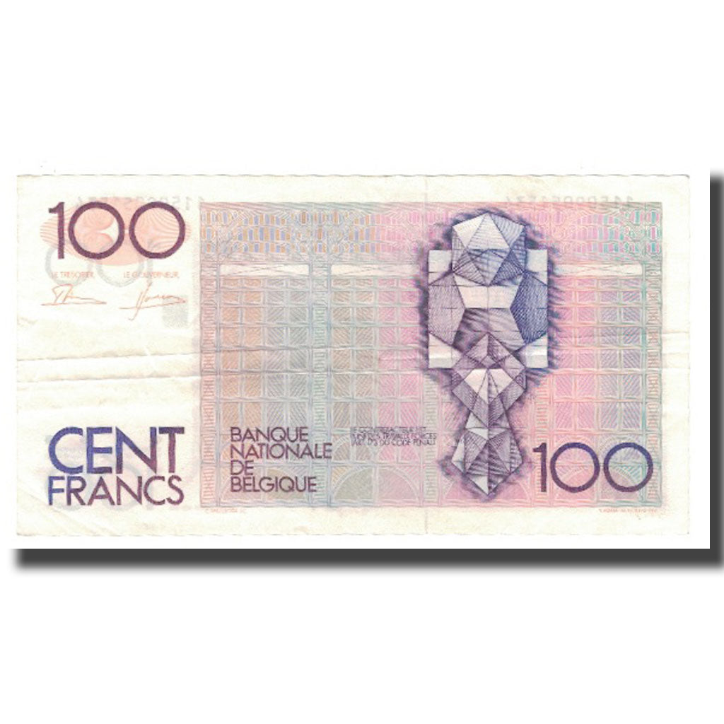 Banknot, Belgia, 100 Francs, KM:142a, EF(40-45)