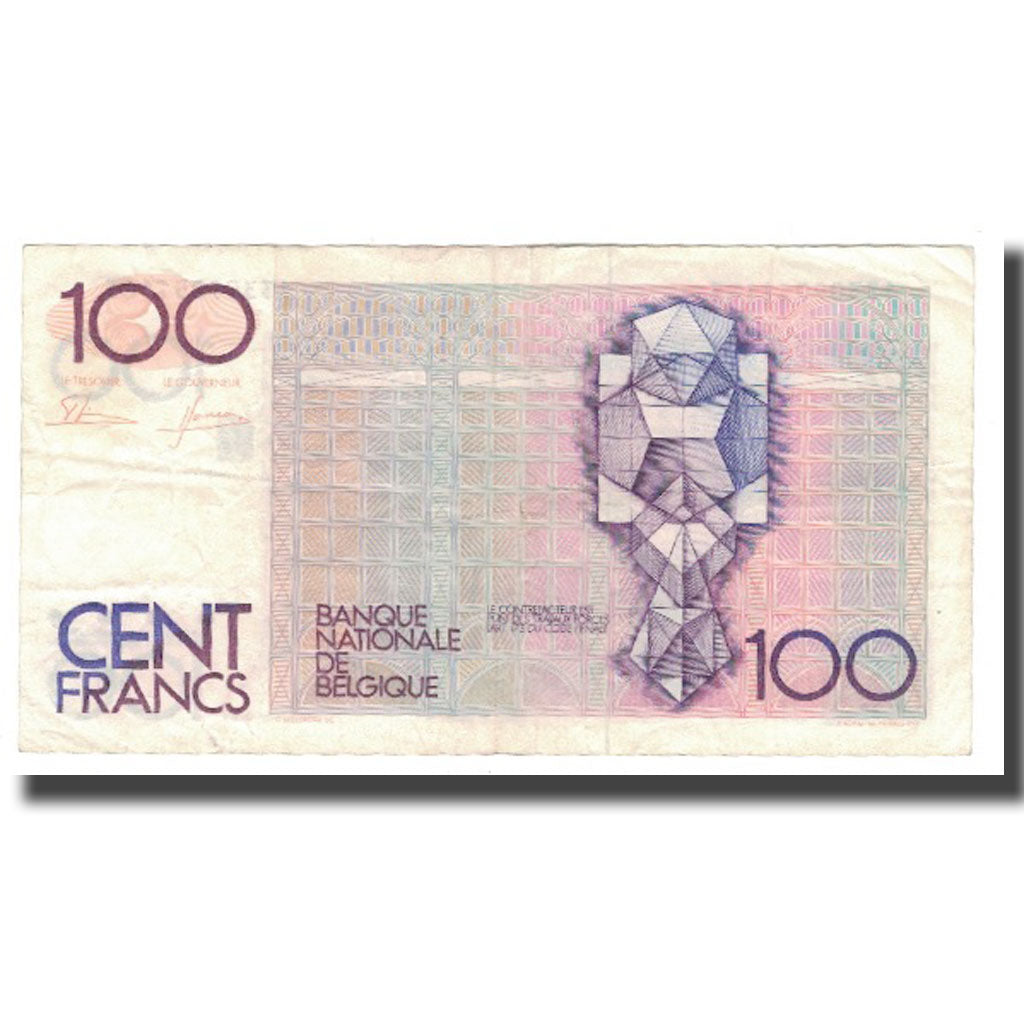 Banknot, Belgia, 100 Francs, KM:142a, EF(40-45)