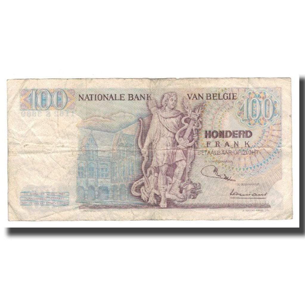Banknote, Belgium, 100 Francs, 1970, 1970-04-27, KM:134b, VF(20-25)