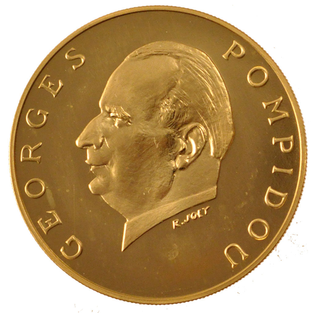 GABON, 5000 Francs, 1971, KM #11, MS(65-70), Gold, 17.50