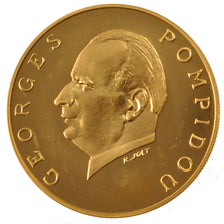 GABON, 5000 Francs, 1971, KM #11, MS(65-70), Gold, 17.50