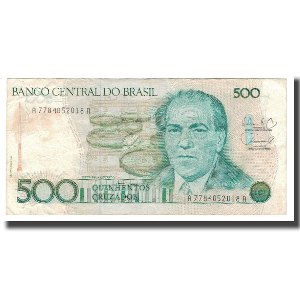 Banconote, Brasile, 500 Cruzados, Undated (1986), KM:212d, BB