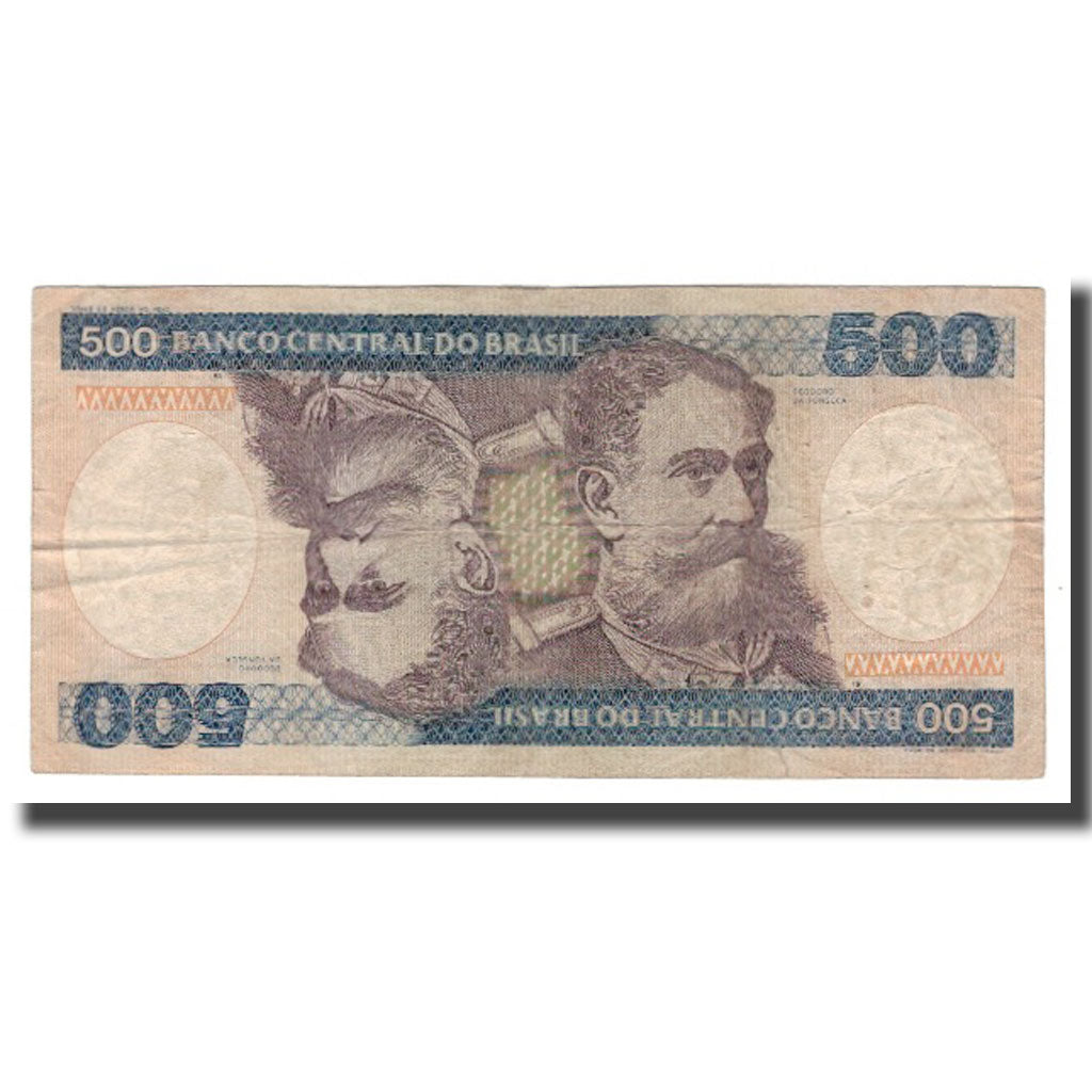 Banconote, Brasile, 500 Cruzeiros, Undated (1981-85), KM:200a, B+