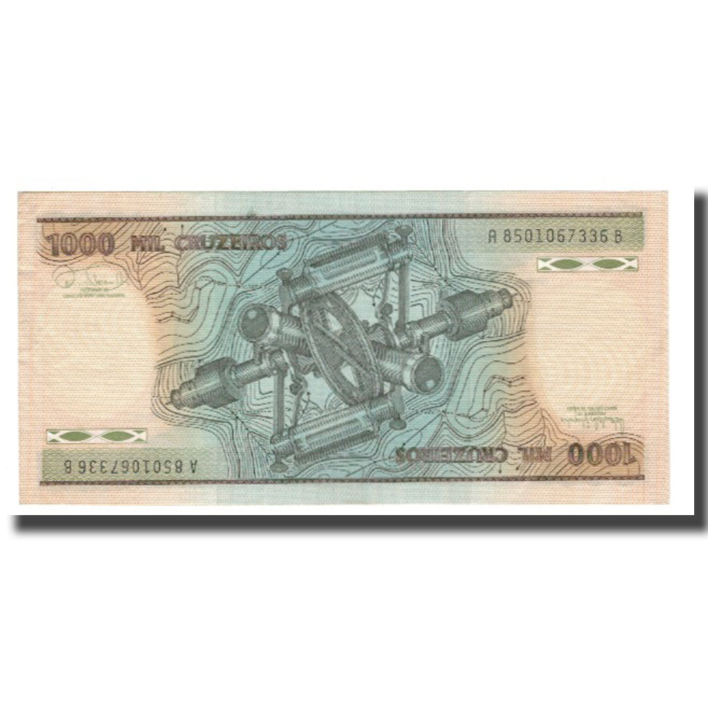 Banconote, Brasile, 1000 Cruzeiros, undated (1981-86), KM:201c, SPL-