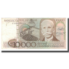 Billet, Brésil, 10,000 Cruzeiros, UNDATED (1984), KM:203a, TTB