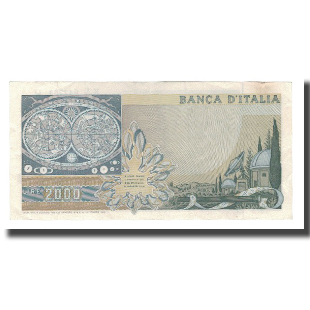 Banknote, Italy, 2000 Lire, 1973 ; 1976 ; 1983, KM:103b, AU(50-53)