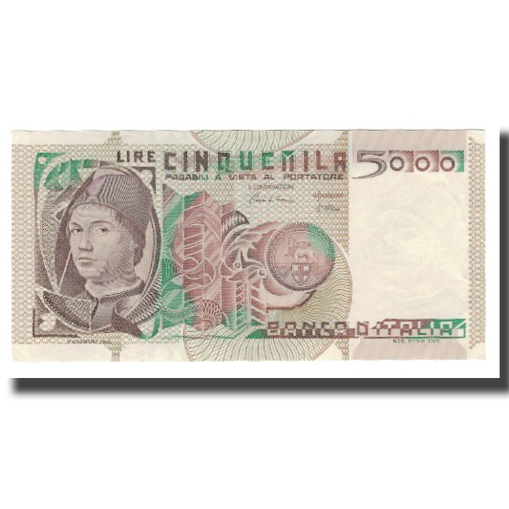 Banknote, Italy, 5000 Lire, 1979-1983, 1979-03-02, KM:105b, UNC(65-70)