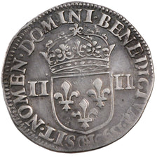Monnaie, France, 1/4 Ecu, 1590, Châlons-Sur-Marne, TTB, Argent, Duplessy:1222