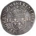 Monnaie, France, 1/4 Ecu, 1590, Châlons-Sur-Marne, TTB, Argent, Duplessy:1222