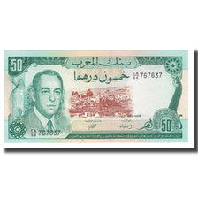 Banconote, Marocco, 50 Dirhams, 1970, KM:58b, SPL+