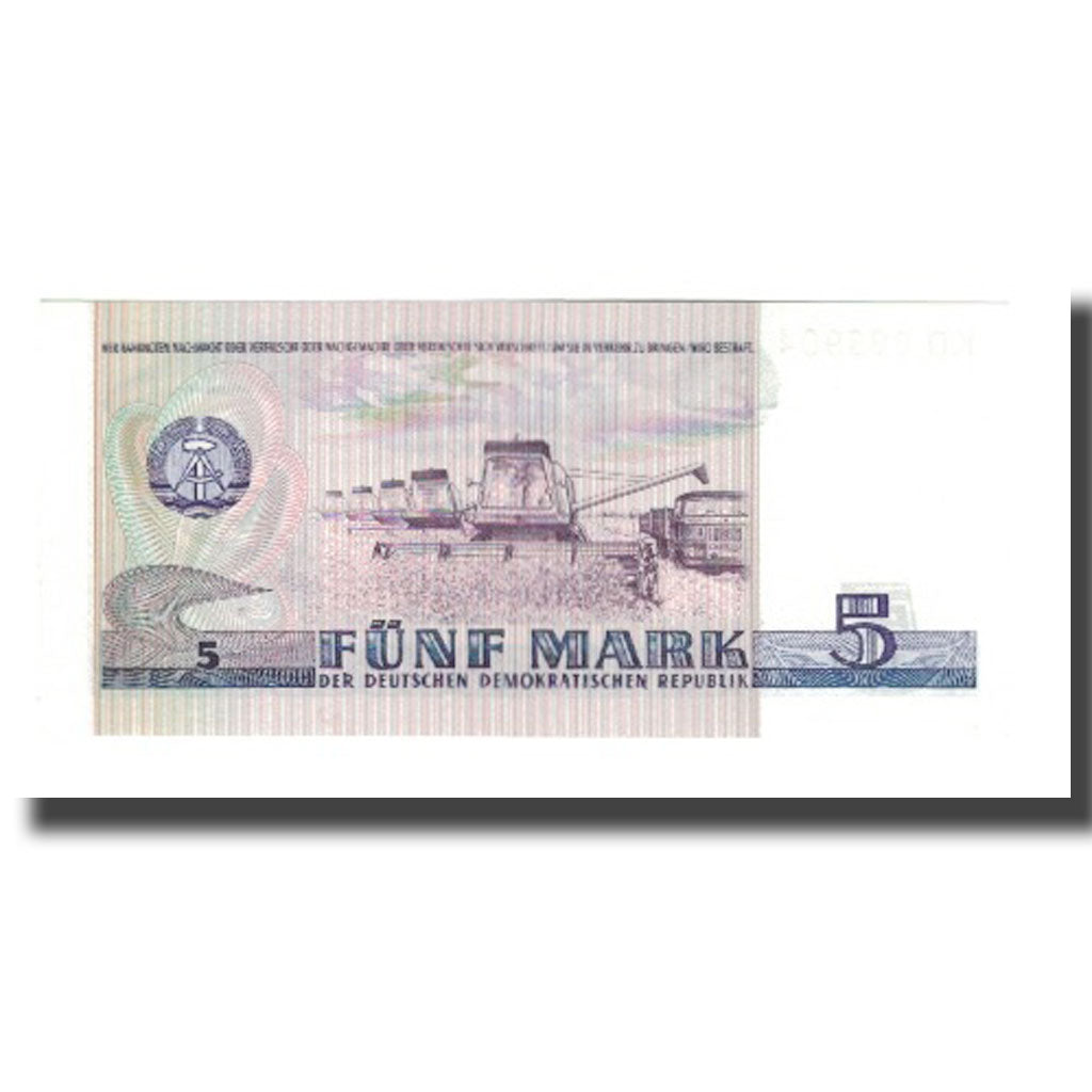 Banknote, Germany - Democratic Republic, 5 Mark, 1975, KM:27A, UNC(65-70)