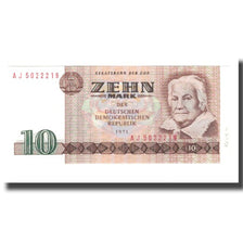 Banknote, Germany - Democratic Republic, 10 Mark, 1971, KM:28a, UNC(65-70)