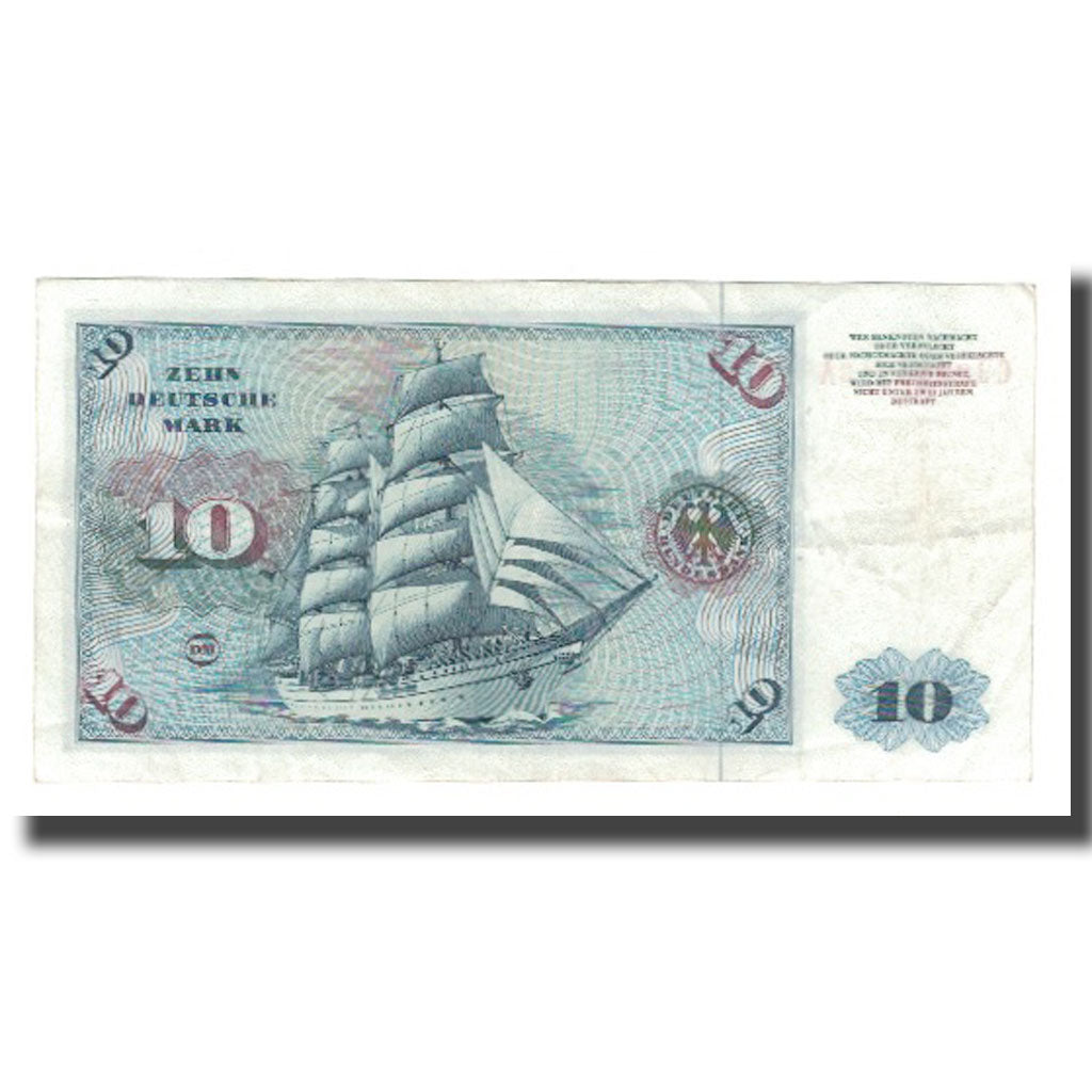 Banknote, GERMANY - FEDERAL REPUBLIC, 10 Deutsche Mark, 1980, 1980-01-02
