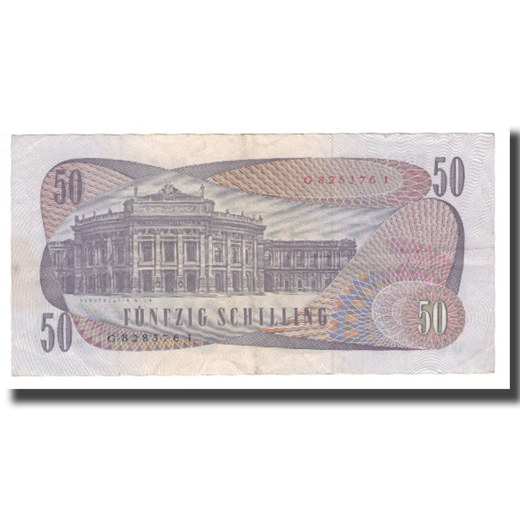Banknote, Austria, 50 Schilling, 1970, 1970-01-02, KM:143a, EF(40-45)