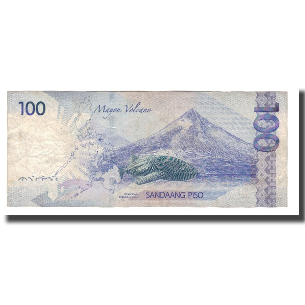 Banconote, Filippine, 100 Piso, 2010, KM:208a, MB+