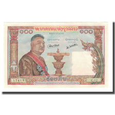 Banknote, Lao, 100 Kip, UNDATED 1957, KM:6a, UNC(65-70)