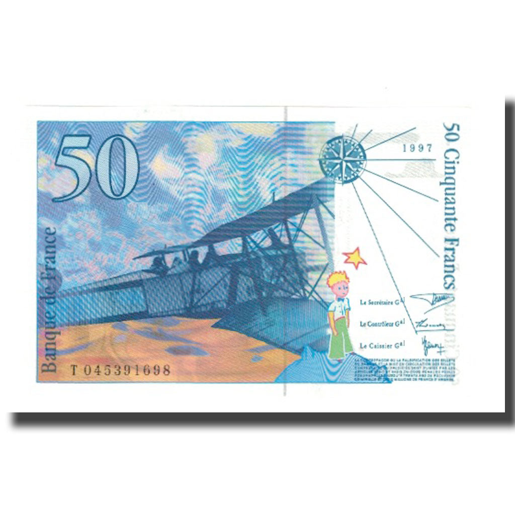 Francia, 50 Francs, St Exupéry, 1997, FDS, Fayette:73.04, KM:157Ad