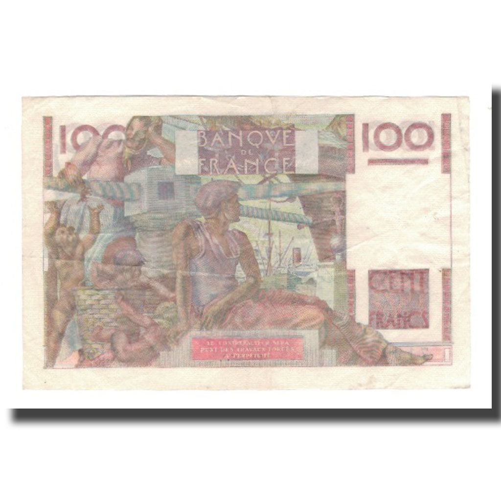 Frankrijk, 100 Francs, Jeune Paysan, 1954, 1954-04-01, TTB, Fayette:28.43