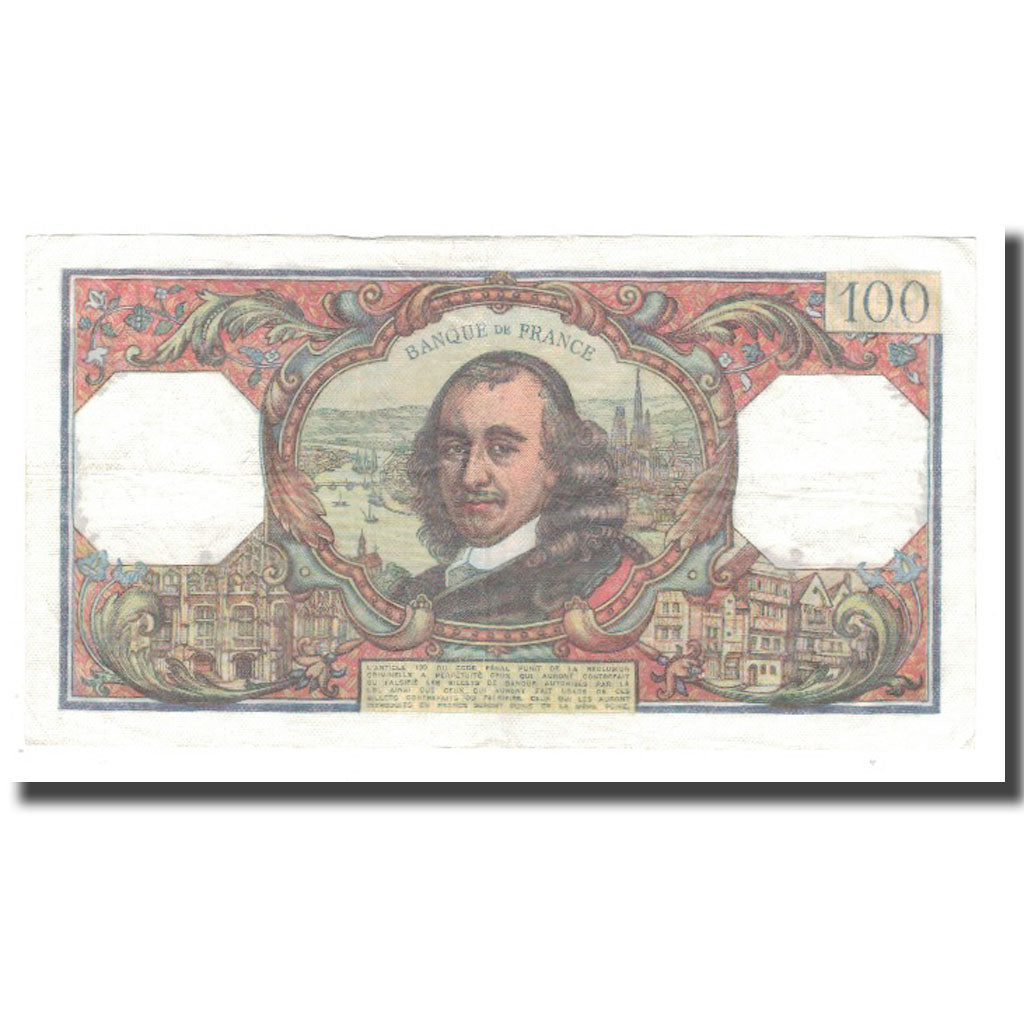 Francia, 100 Francs, Corneille, 1978, 1978-02-02, MBC, Fayette:65.61, KM:149f