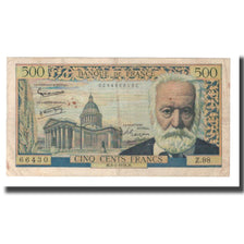 França, 500 Francs, Victor Hugo, 1958, 1958-02-06, VF(30-35), Fayette:35.08