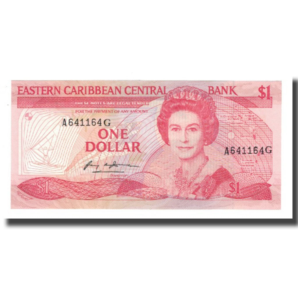 Banknote, East Caribbean States, 1 Dollar, Undated (1985-88), KM:17g, UNC(65-70)