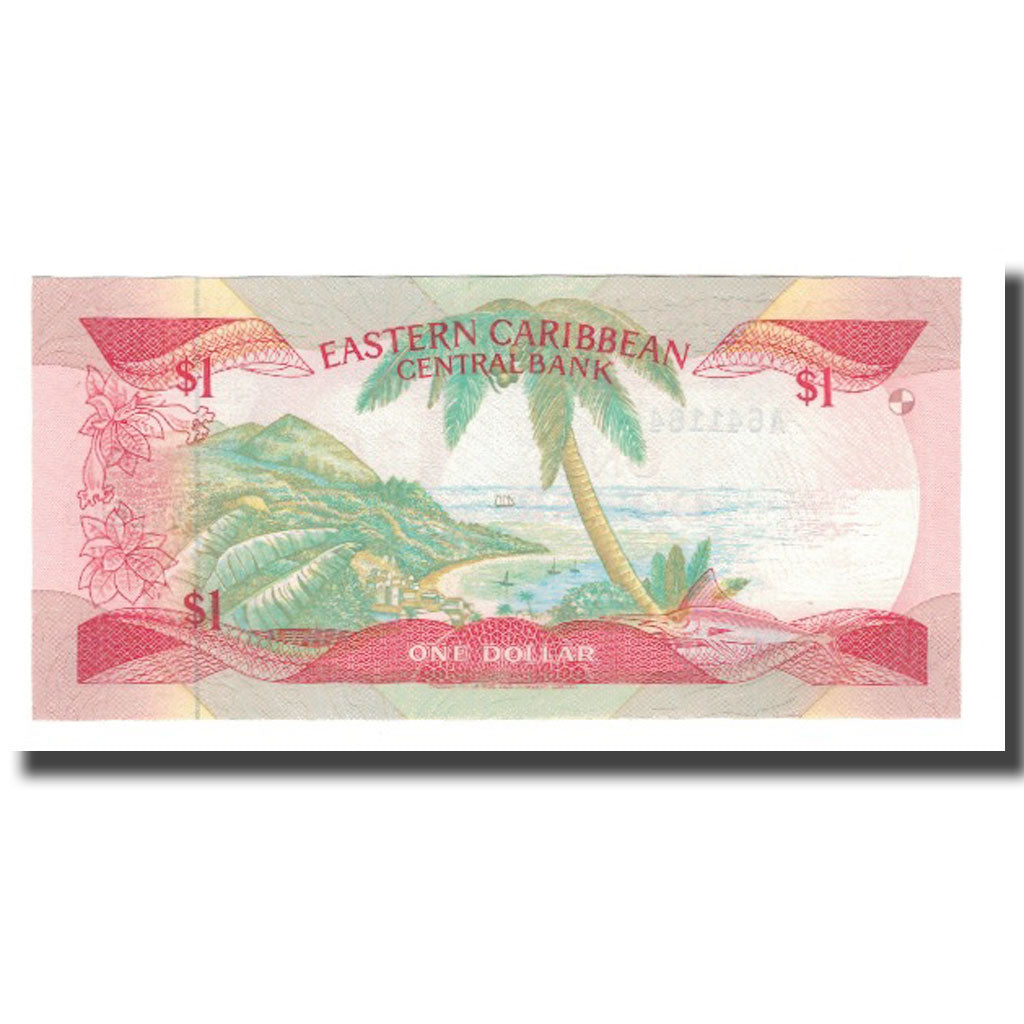 Banknote, East Caribbean States, 1 Dollar, Undated (1985-88), KM:17g, UNC(65-70)