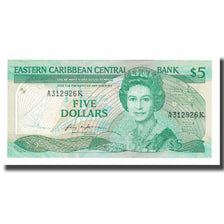 Banknote, East Caribbean States, 5 Dollars, Undated (1986-88), KM:18k